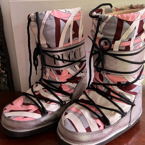 Emilio Pucci Snow Boots 38-40 - Picture 10 of 12